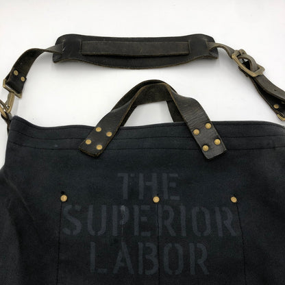 【現状渡し品】【メンズ】 THE SUPERIOR LABOR シュペリオールレイバー 2WAY BAG ツーウェイ バッグ カバン トートバッグ ショルダーバッグ 188-250920-ts-02-tei カラー：ブラック 万代Net店