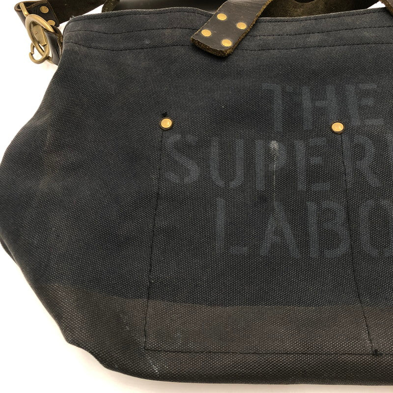 【現状渡し品】【メンズ】 THE SUPERIOR LABOR シュペリオールレイバー 2WAY BAG ツーウェイ バッグ カバン トートバッグ ショルダーバッグ 188-250920-ts-02-tei カラー：ブラック 万代Net店
