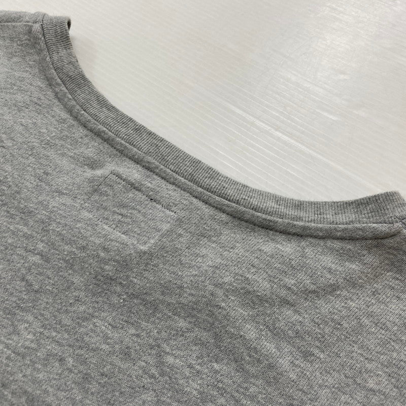 【中古品】【メンズ】 STUSSY ステューシー LOGO L/S TEE ロゴ ロングスリーブ Tシャツ トップス 長袖 142-260124-ko-23-tei サイズ：L カラー：グレー 万代Net店