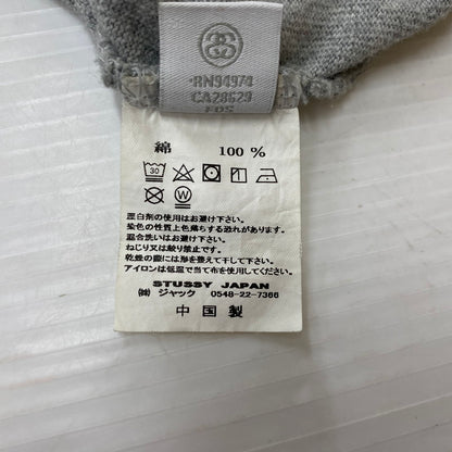 【中古品】【メンズ】 STUSSY ステューシー LOGO L/S TEE ロゴ ロングスリーブ Tシャツ トップス 長袖 142-260124-ko-23-tei サイズ：L カラー：グレー 万代Net店