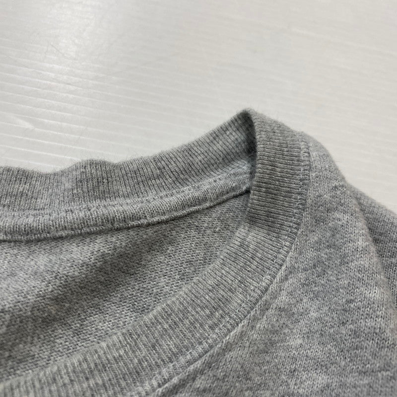 【中古品】【メンズ】 STUSSY ステューシー LOGO L/S TEE ロゴ ロングスリーブ Tシャツ トップス 長袖 142-260124-ko-23-tei サイズ：L カラー：グレー 万代Net店