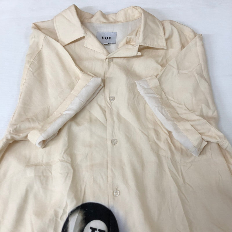【中古品】【メンズ】 BILLIARD BALL S/S SHIRT ビリヤードボール ショートスリーブ シャツ トップス 半袖 142-251127-ts-04-fuzh サイズ：L カラー：アイボリー 万代Net店