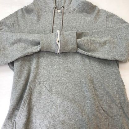 【中古品】【メンズ】 STUSSY ステューシー RIBBED LOGO HOODIE リブロゴ フーディー トップス プルオーバーパーカー 142-251016-ts-11-tei サイズ：L カラー：グレー 万代Net店