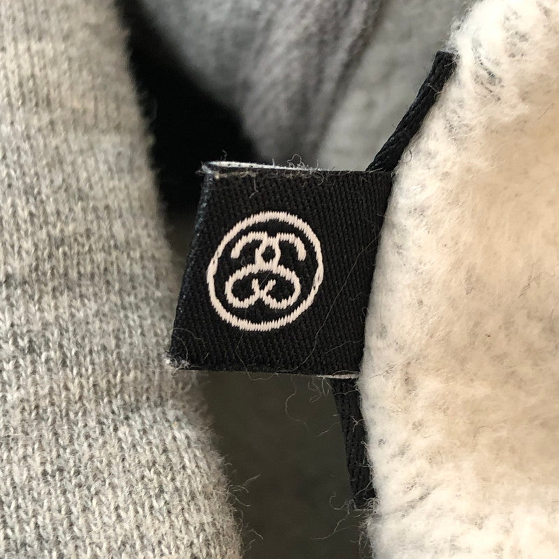 【中古品】【メンズ】 STUSSY ステューシー RIBBED LOGO HOODIE リブロゴ フーディー トップス プルオーバーパーカー 142-251016-ts-11-tei サイズ：L カラー：グレー 万代Net店