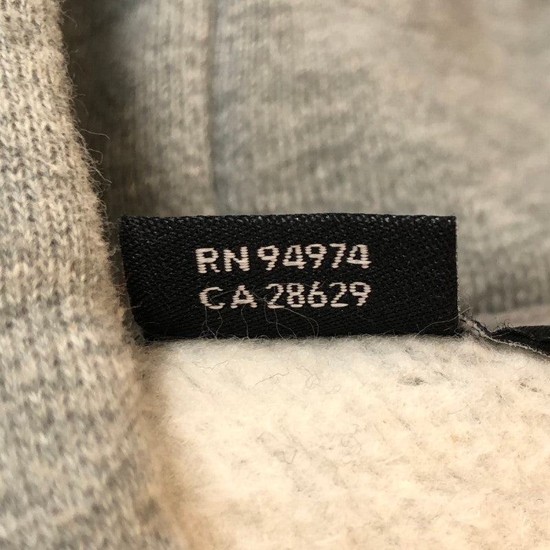 【中古品】【メンズ】 STUSSY ステューシー RIBBED LOGO HOODIE リブロゴ フーディー トップス プルオーバーパーカー 142-251016-ts-11-tei サイズ：L カラー：グレー 万代Net店