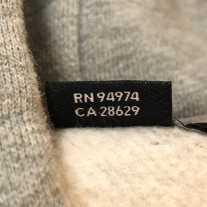【中古品】【メンズ】 STUSSY ステューシー RIBBED LOGO HOODIE リブロゴ フーディー トップス プルオーバーパーカー 142-251016-ts-11-tei サイズ：L カラー：グレー 万代Net店