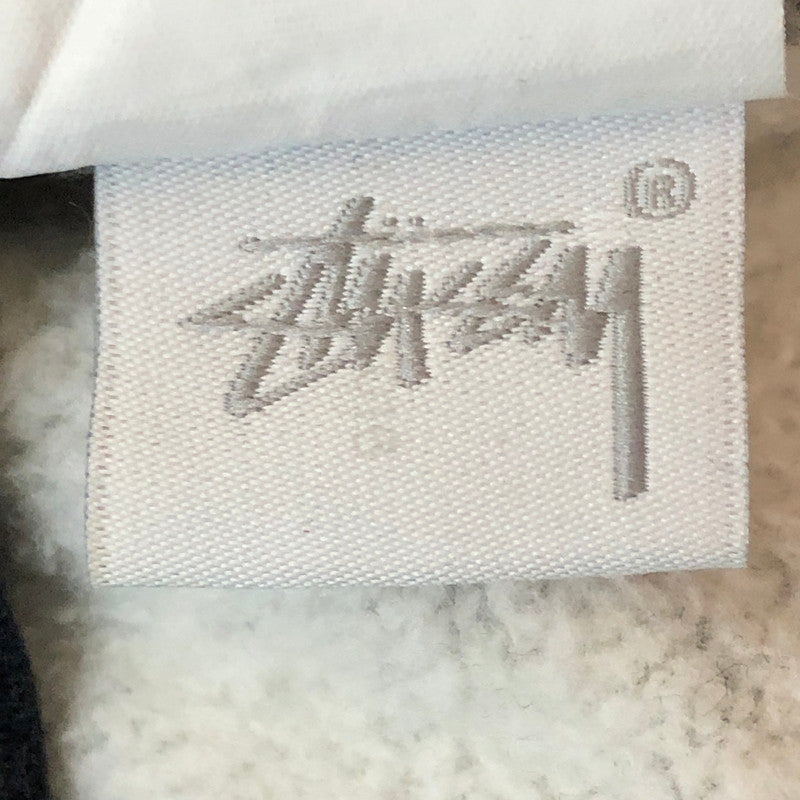 【中古品】【メンズ】 STUSSY ステューシー RIBBED LOGO HOODIE リブロゴ フーディー トップス プルオーバーパーカー 142-251016-ts-11-tei サイズ：L カラー：グレー 万代Net店