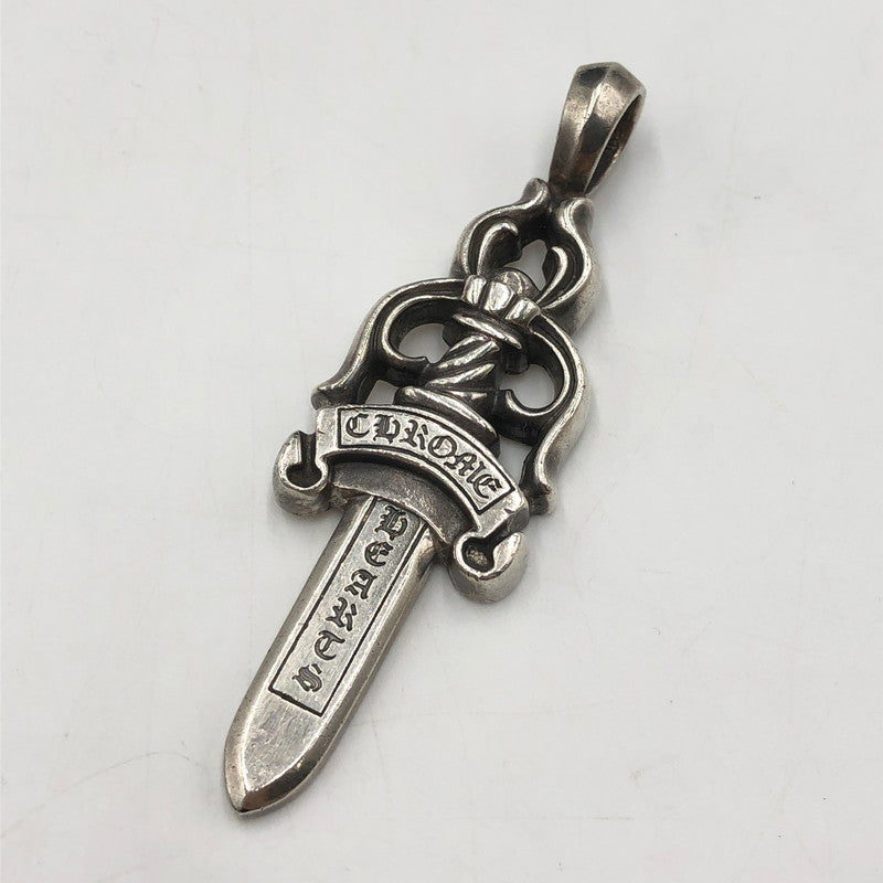 【中古品】【メンズ】 CHROME HEARTS クロムハーツ DAGGER LARGE with BALE ダガー ラージ ウィズ ベイル ペンダントトップ チャーム アクセサリー 190-251015-ks-05-tei カラー：シルバー 万代Net店