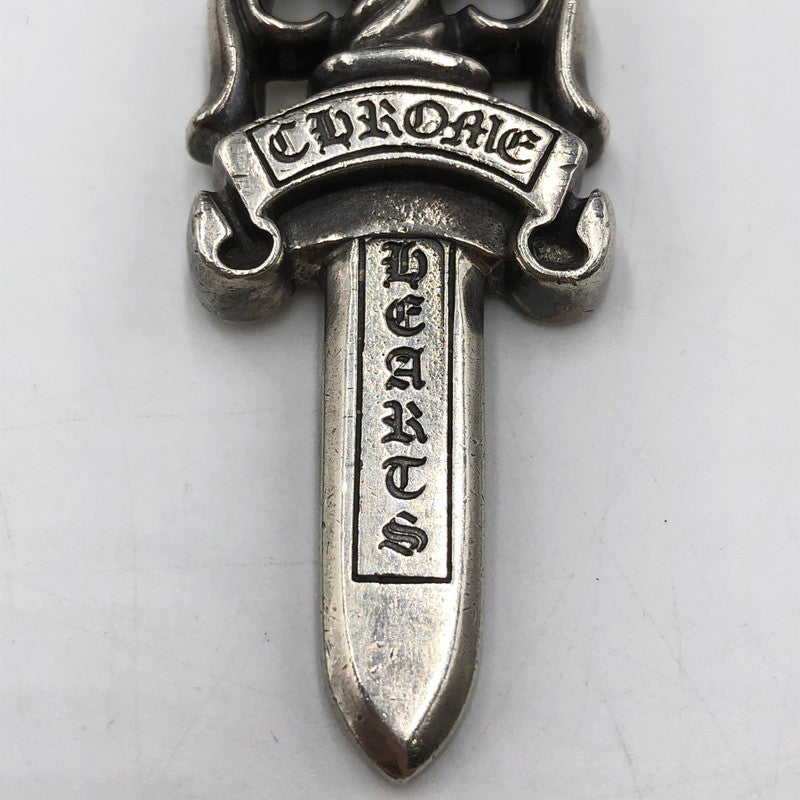 【中古品】【メンズ】 CHROME HEARTS クロムハーツ DAGGER LARGE with BALE ダガー ラージ ウィズ ベイル ペンダントトップ チャーム アクセサリー 190-251015-ks-05-tei カラー：シルバー 万代Net店