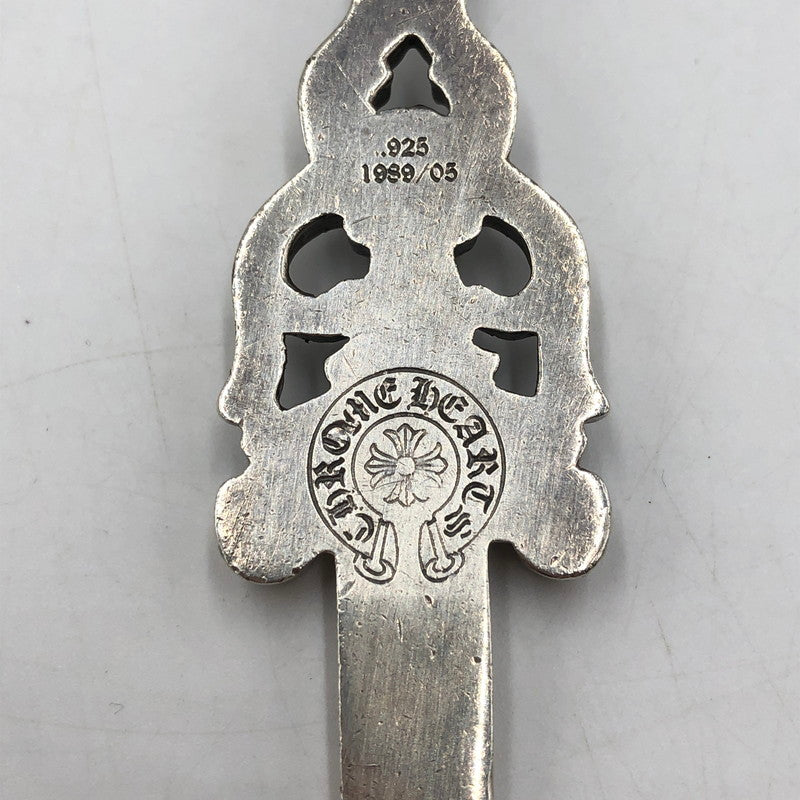【中古品】【メンズ】 CHROME HEARTS クロムハーツ DAGGER LARGE with BALE ダガー ラージ ウィズ ベイル ペンダントトップ チャーム アクセサリー 190-251015-ks-05-tei カラー：シルバー 万代Net店