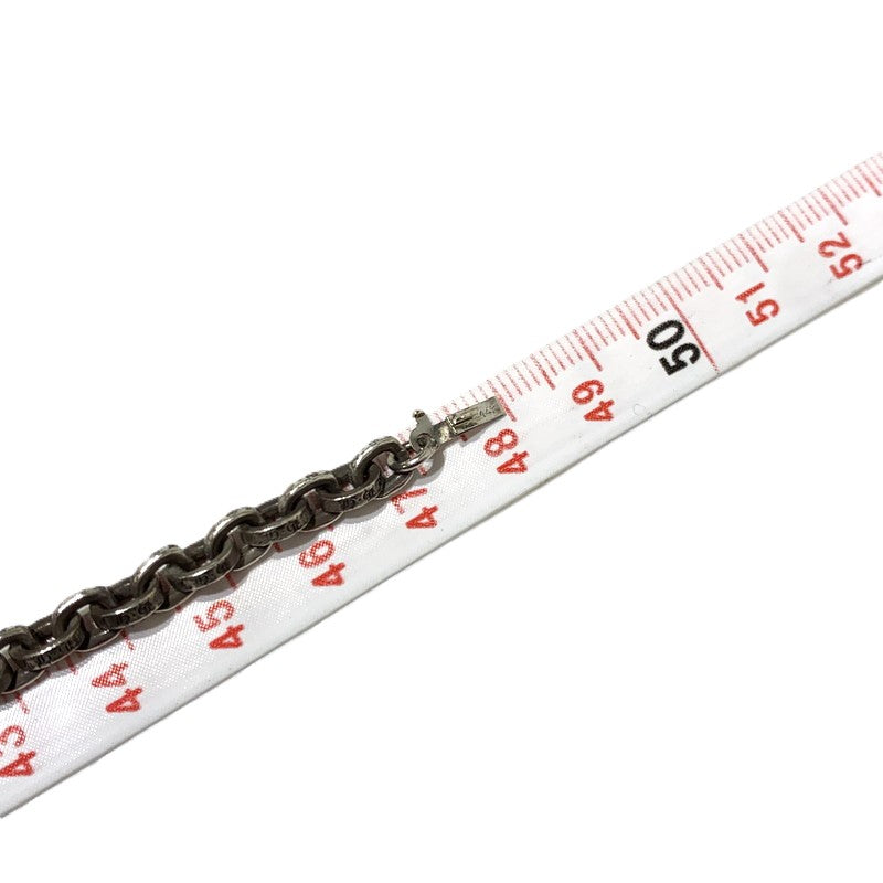 【中古品】【メンズ】 CHROME HEARTS クロムハーツ PAPER CHAIN 18INCH ペーパー チェーン 18インチ ネックレス アクセサリー 925 190-261027-ko-03-teih カラー：シルバー 万代Net店