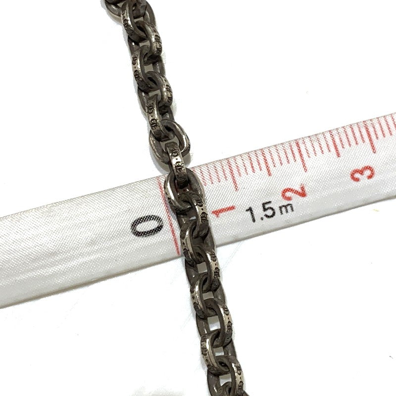 【中古品】【メンズ】 CHROME HEARTS クロムハーツ PAPER CHAIN 18INCH ペーパー チェーン 18インチ ネックレス アクセサリー 925 190-261027-ko-03-teih カラー：シルバー 万代Net店