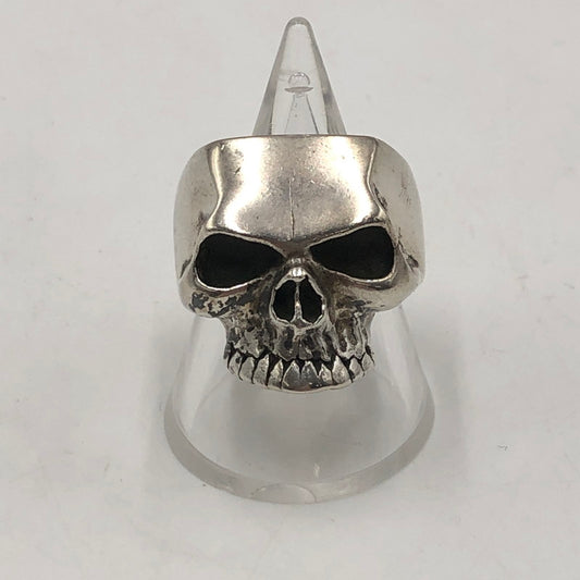【中古品】【メンズ】 CRAZY PIG クレイジーピッグ LEMOLA SKULL RING レモラ スカル リング アクセサリー 指輪 192-251025-ks-08-tei カラー：シルバー 14.5号 万代Net店