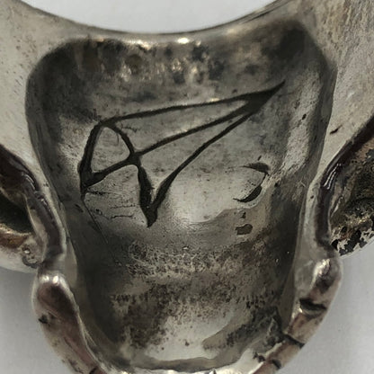 【中古品】【メンズ】 CRAZY PIG クレイジーピッグ LEMOLA SKULL RING レモラ スカル リング アクセサリー 指輪 192-251025-ks-08-tei カラー：シルバー 14.5号 万代Net店