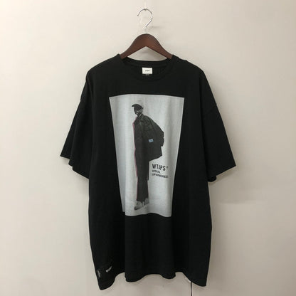 【中古品】【メンズ】 WTAPS ダブルタップス 25SS S/S COTTON TEE 251ATDT-STM01S ショートスリーブ コットン Tシャツ 半袖 トップス 142-250919-yo-03-tei サイズ：X04 カラー：ブラック 万代Net店
