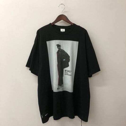 【中古品】【メンズ】 WTAPS ダブルタップス 25SS S/S COTTON TEE 251ATDT-STM01S ショートスリーブ コットン Tシャツ 半袖 トップス 142-250919-yo-03-tei サイズ：X04 カラー：ブラック 万代Net店