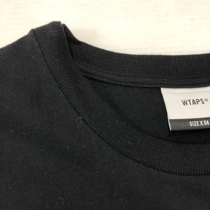 【中古品】【メンズ】 WTAPS ダブルタップス 25SS S/S COTTON TEE 251ATDT-STM01S ショートスリーブ コットン Tシャツ 半袖 トップス 142-250919-yo-03-tei サイズ：X04 カラー：ブラック 万代Net店