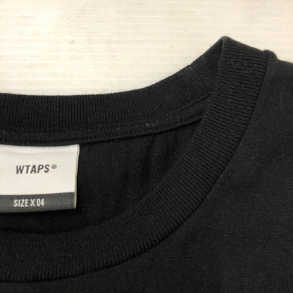 【中古品】【メンズ】 WTAPS ダブルタップス 25SS S/S COTTON TEE 251ATDT-STM01S ショートスリーブ コットン Tシャツ 半袖 トップス 142-250919-yo-03-tei サイズ：X04 カラー：ブラック 万代Net店