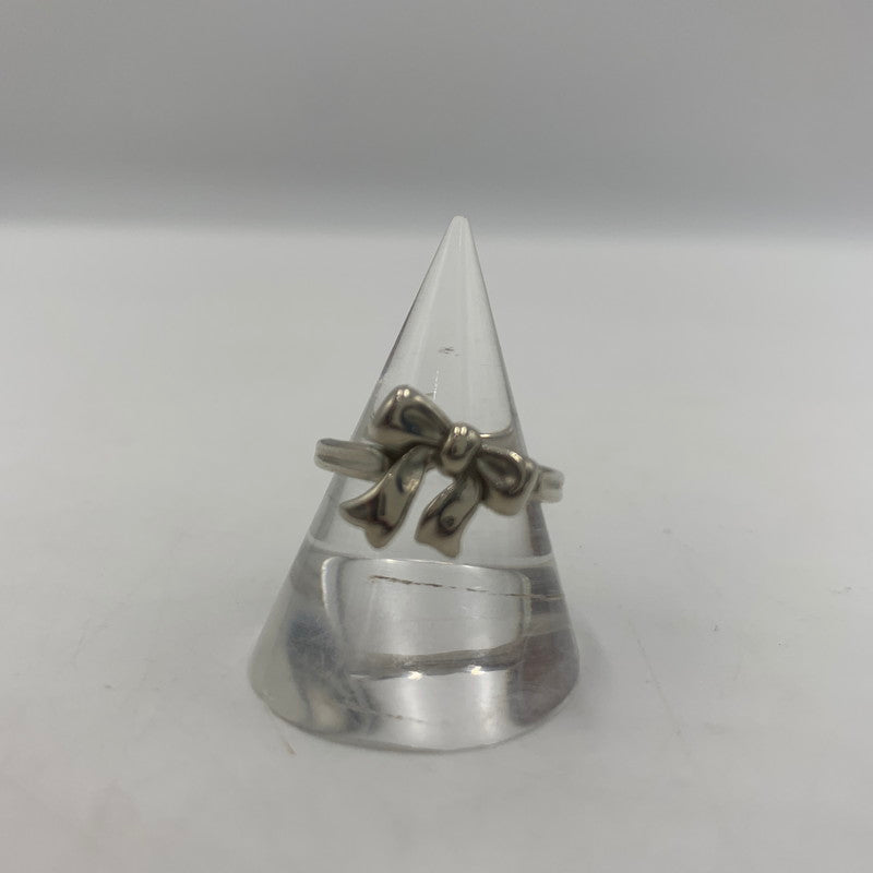 【中古品】【レディース】 TIFFANY&Co. ティファニー リボン モチーフ 925 リング 指輪 ジュエリー 182-251119-ks-05-tei カラー：シルバー 10号 万代Net店