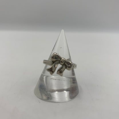 【中古品】【レディース】 TIFFANY&Co. ティファニー リボン モチーフ 925 リング 指輪 ジュエリー 182-251119-ks-05-tei カラー：シルバー 10号 万代Net店