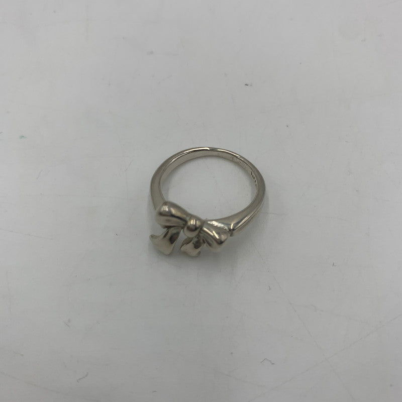 【中古品】【レディース】 TIFFANY&Co. ティファニー リボン モチーフ 925 リング 指輪 ジュエリー 182-251119-ks-05-tei カラー：シルバー 10号 万代Net店