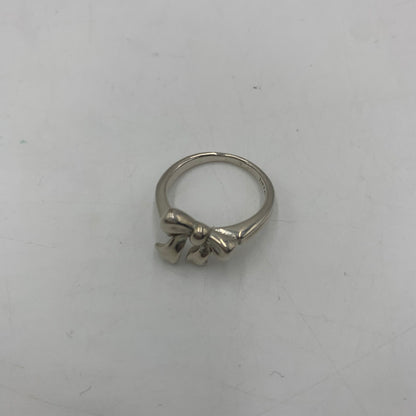 【中古品】【レディース】 TIFFANY&Co. ティファニー リボン モチーフ 925 リング 指輪 ジュエリー 182-251119-ks-05-tei カラー：シルバー 10号 万代Net店