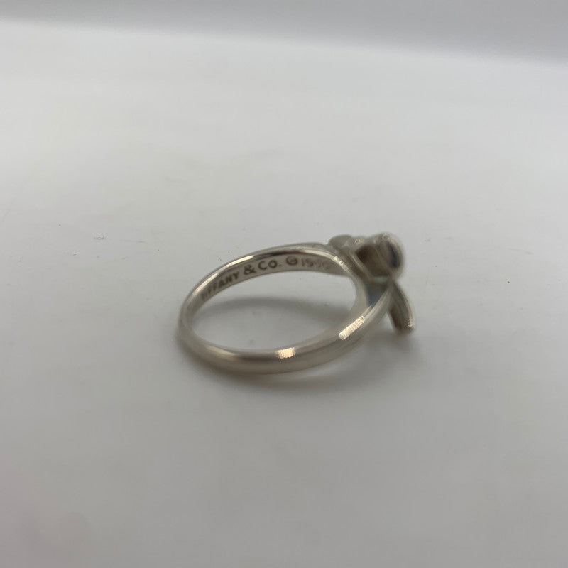 【中古品】【レディース】 TIFFANY&Co. ティファニー リボン モチーフ 925 リング 指輪 ジュエリー 182-251119-ks-05-tei カラー：シルバー 10号 万代Net店