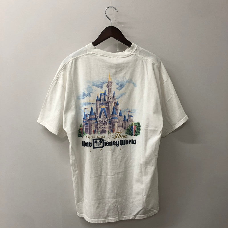 【中古品】【メンズ】 MICKEY INC ミッキー インク 90's 25th ANNIVERSARY CAKE CINDERELLA CASTLE TEE アニバーサリー ケーキ シンデレラ城 Tシャツ DISNEY 145-250917-KS-13-fuz サイズ：表記無し カラー：ホワイト 万代Net店