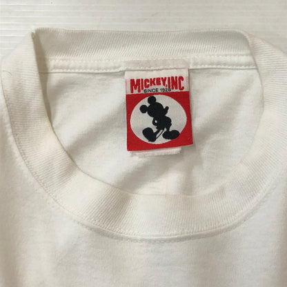 【中古品】【メンズ】 MICKEY INC ミッキー インク 90's 25th ANNIVERSARY CAKE CINDERELLA CASTLE TEE アニバーサリー ケーキ シンデレラ城 Tシャツ DISNEY 145-250917-KS-13-fuz サイズ：表記無し カラー：ホワイト 万代Net店