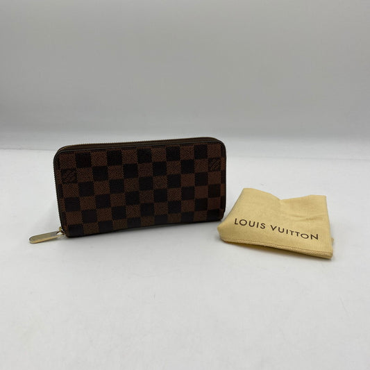 【中古品】【メンズ/レディース】 LOUIS VUITTON ルイ・ヴィトン ダミエ ジッピー ウォレット N41661 長財布 ロングウォレット ラウンドファスナー 179-250912-ks-07-fuz カラー：エベヌ 万代Net店