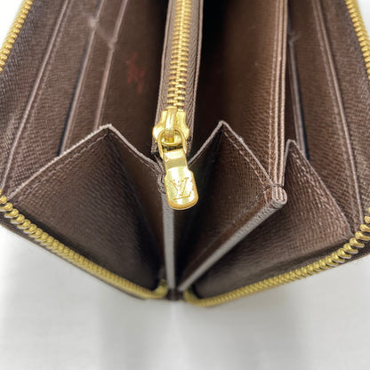 【中古品】【メンズ/レディース】 LOUIS VUITTON ルイ・ヴィトン ダミエ ジッピー ウォレット N41661 長財布 ロングウォレット ラウンドファスナー 179-250912-ks-07-fuz カラー：エベヌ 万代Net店