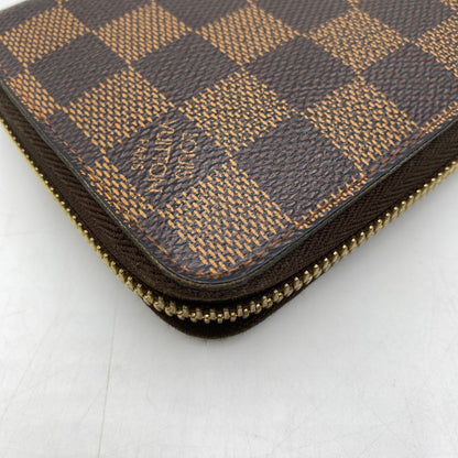 【中古品】【メンズ/レディース】 LOUIS VUITTON ルイ・ヴィトン ダミエ ジッピー ウォレット N41661 長財布 ロングウォレット ラウンドファスナー 179-250912-ks-07-fuz カラー：エベヌ 万代Net店