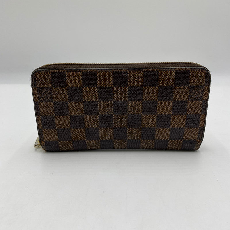 【中古品】【メンズ/レディース】 LOUIS VUITTON ルイ・ヴィトン ダミエ ジッピー ウォレット N41661 長財布 ロングウォレット ラウンドファスナー 179-250912-ks-07-fuz カラー：エベヌ 万代Net店