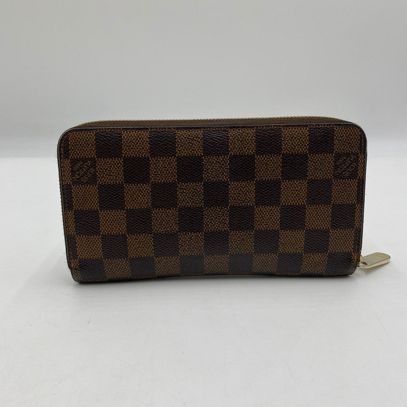 【中古品】【メンズ/レディース】 LOUIS VUITTON ルイ・ヴィトン ダミエ ジッピー ウォレット N41661 長財布 ロングウォレット ラウンドファスナー 179-250912-ks-07-fuz カラー：エベヌ 万代Net店