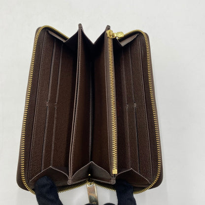 【中古品】【メンズ/レディース】 LOUIS VUITTON ルイ・ヴィトン ダミエ ジッピー ウォレット N41661 長財布 ロングウォレット ラウンドファスナー 179-250912-ks-07-fuz カラー：エベヌ 万代Net店