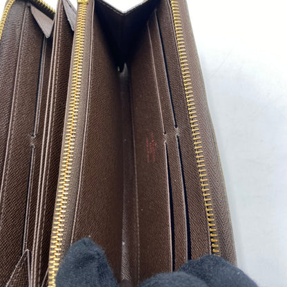 【中古品】【メンズ/レディース】 LOUIS VUITTON ルイ・ヴィトン ダミエ ジッピー ウォレット N41661 長財布 ロングウォレット ラウンドファスナー 179-250912-ks-07-fuz カラー：エベヌ 万代Net店
