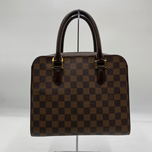 【中古品】【レディース】 LOUIS VUITTON ルイ・ヴィトン ダミエ トリアナ N51155 ハンドバッグ カバン 179-250912-ks-05-fuz カラー：エベヌ 万代Net店