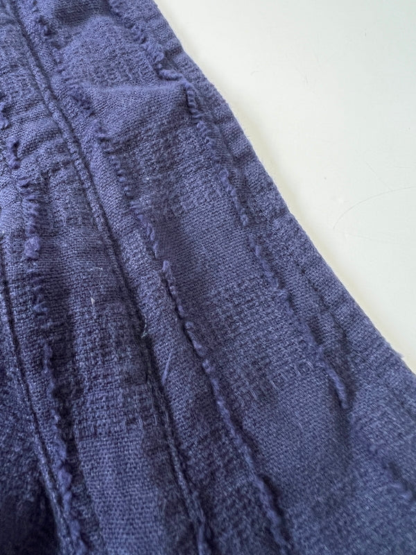 【中古品】【メンズ】 DESIGUAL デジグアル 25SMCW245096 テクスチャシャツ 長袖シャツ ロングスリーブ 147-260924-AS-2-hon サイズ：L カラー：ネイビー 万代Net店