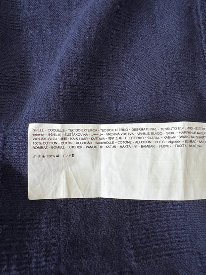 【中古品】【メンズ】 DESIGUAL デジグアル 25SMCW245096 テクスチャシャツ 長袖シャツ ロングスリーブ 147-260924-AS-2-hon サイズ：L カラー：ネイビー 万代Net店