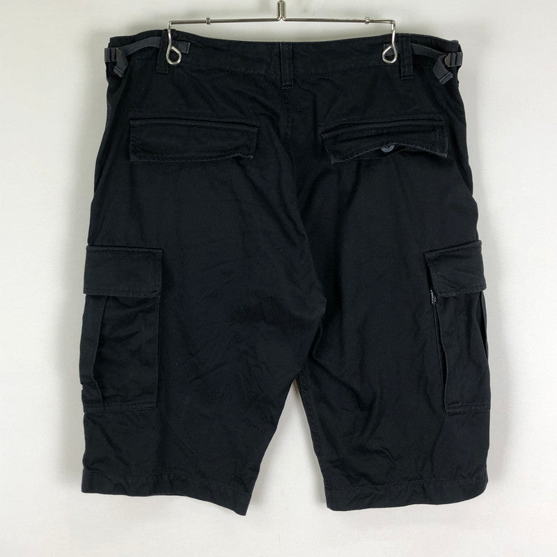 【中古品】【メンズ】 AVIREX アヴィレックス HALF CARGO PANTS 6166118 ハーフ カーゴ パンツ ボトムス ショーツ 156-251127-ts-33-tei サイズ：2XL カラー：ブラック 万代Net店