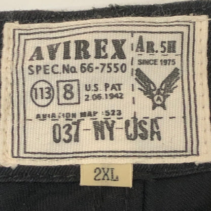 【中古品】【メンズ】 AVIREX アヴィレックス HALF CARGO PANTS 6166118 ハーフ カーゴ パンツ ボトムス ショーツ 156-251127-ts-33-tei サイズ：2XL カラー：ブラック 万代Net店
