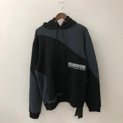 【中古品】【メンズ】 NEIGHBORHOOD ネイバーフッド × PERKS AND MINI パークスアンドミニ 別注 コラボ PULLOVER HOODIE 192MBPMN-CSM01S プルオーバー フーディ 長袖 トップス パーカー 142-250912-yo-08-tei サイズ：M カラー：ブラック 万代Net店