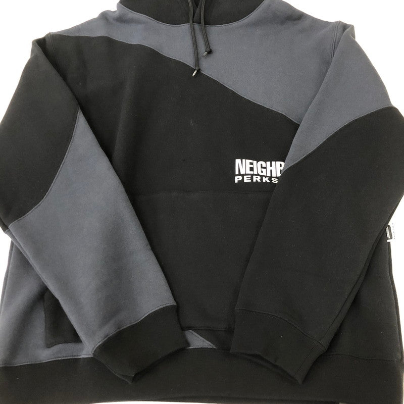 【中古品】【メンズ】 NEIGHBORHOOD ネイバーフッド × PERKS AND MINI パークスアンドミニ 別注 コラボ PULLOVER HOODIE 192MBPMN-CSM01S プルオーバー フーディ 長袖 トップス パーカー 142-250912-yo-08-tei サイズ：M カラー：ブラック 万代Net店