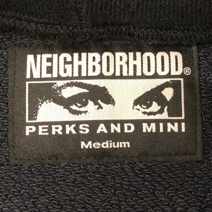 【中古品】【メンズ】 NEIGHBORHOOD ネイバーフッド × PERKS AND MINI パークスアンドミニ 別注 コラボ PULLOVER HOODIE 192MBPMN-CSM01S プルオーバー フーディ 長袖 トップス パーカー 142-250912-yo-08-tei サイズ：M カラー：ブラック 万代Net店