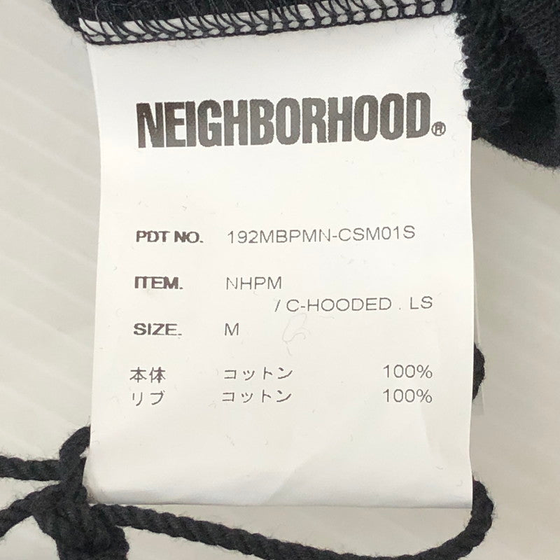 【中古品】【メンズ】 NEIGHBORHOOD ネイバーフッド × PERKS AND MINI パークスアンドミニ 別注 コラボ PULLOVER HOODIE 192MBPMN-CSM01S プルオーバー フーディ 長袖 トップス パーカー 142-250912-yo-08-tei サイズ：M カラー：ブラック 万代Net店