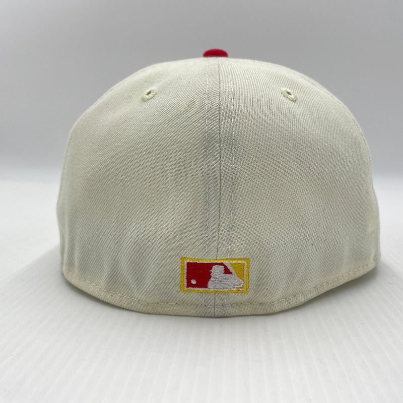 【中古品】【メンズ】 NEW ERA ニューエラ HOUSTON ASTROS MLB BB CAP ヒューストン アストロズ キャップ 帽子 ツートーンキャップ 185-260805-ko-01-tei サイズ：58.7cm カラー：アイボリー/レッド 万代Net店