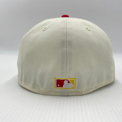 【中古品】【メンズ】 NEW ERA ニューエラ HOUSTON ASTROS MLB BB CAP ヒューストン アストロズ キャップ 帽子 ツートーンキャップ 185-260805-ko-01-tei サイズ：58.7cm カラー：アイボリー/レッド 万代Net店