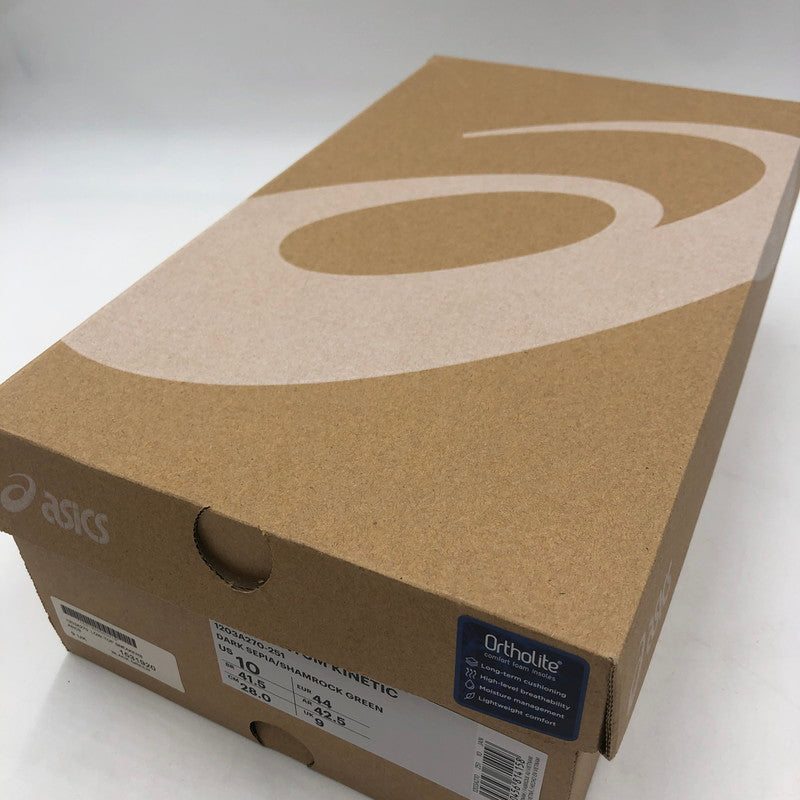 【現状渡し品】【メンズ】 asics アシックス GEL-QUANTUM KINETIC 1203A270-251 ゲル クァンタム キネティック スニーカー 靴 162-251217-ks-10-tei カラー：Dark SEPIA/SHAMROCK GREEN 万代Net店