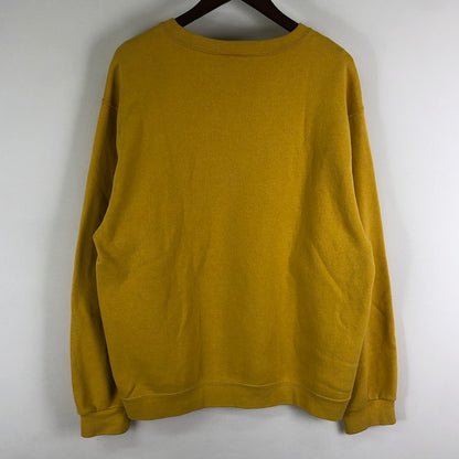 【中古品】【メンズ】 NIKE ナイキ 90’s ONE POINT LOGO SWEAT 90年代 ワンポイント ロゴ スウェット 長袖 トップス トレーナー 148-251125-yo-20-tei サイズ：M カラー：イエロー 万代Net店