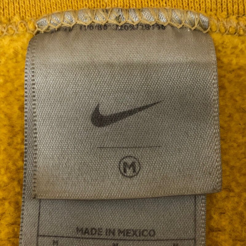 【中古品】【メンズ】 NIKE ナイキ 90’s ONE POINT LOGO SWEAT 90年代 ワンポイント ロゴ スウェット 長袖 トップス トレーナー 148-251125-yo-20-tei サイズ：M カラー：イエロー 万代Net店